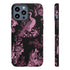 Gothic Peacock Toile Phone Case